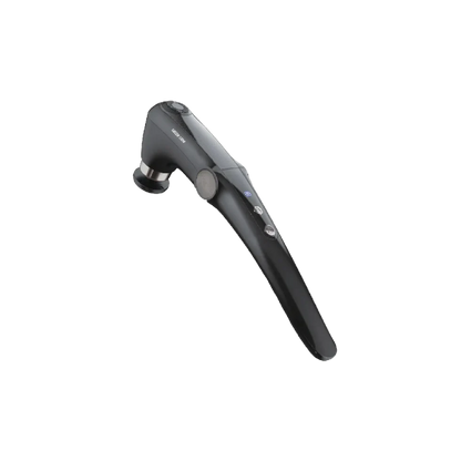Green Lion Foldable Massage Gun with Long Handle & 45° Bend Adjustment - Black