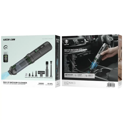 مُنظف جرين لايون GLV-15 بالمكنسة الكهربائية مع منفاخ هواء و (منفضة هواء)