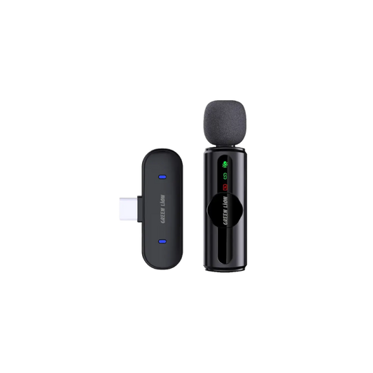 Green Lion GM-75X Microphone 3-Level Noise Cancellation - Black