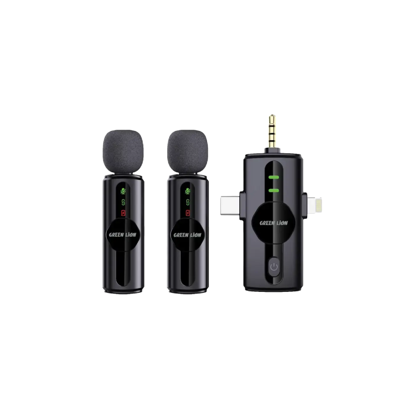 Green Lion GM-80X Microphone 3 in 1 - Black