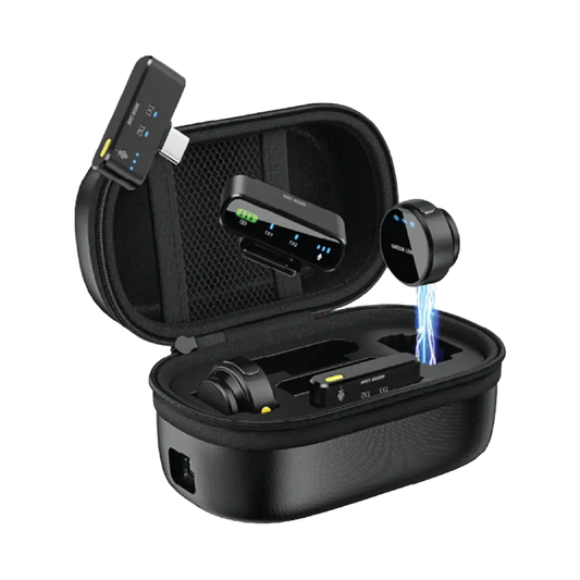 Green Lion GM-85X 3 In 1 Wireless Microphone - Black