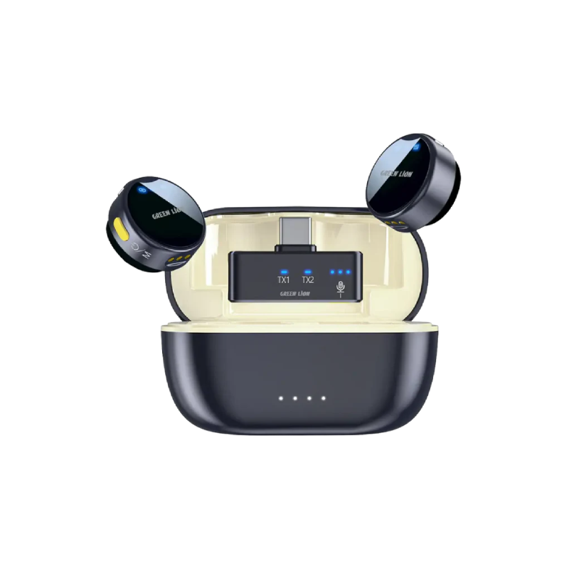 ميكروفون لاسلكي جرين ليون GM-92X - أسود