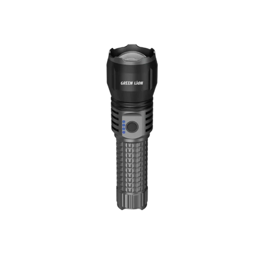 Green Lion Hunter Portable LED Torch - Grey
