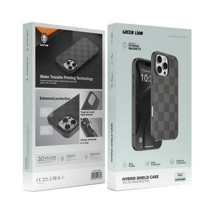 Green Lion (Hybrid Shield0 Case for iPhone 16 ProMax _Pro