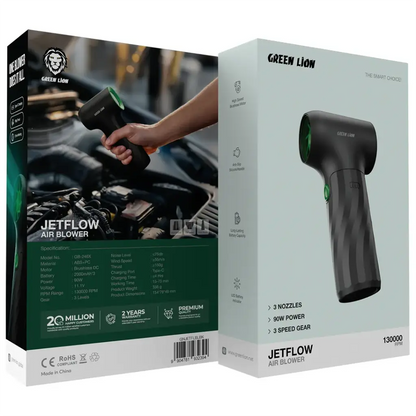Green Lion Jetflow Air Blower - Black