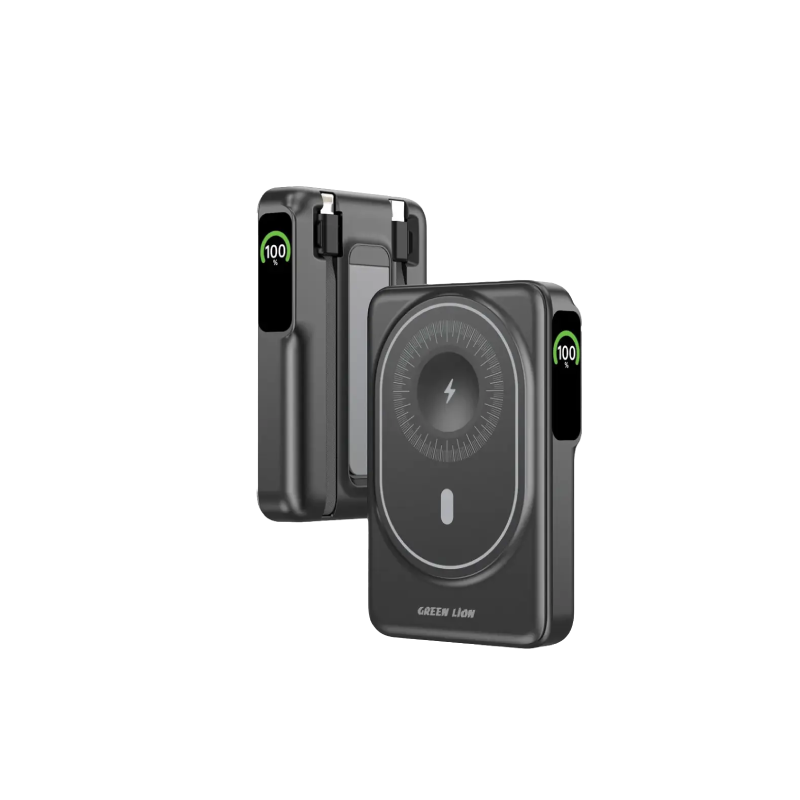 Green Lion Mag-Vision 10000mAh Power Bank - Black