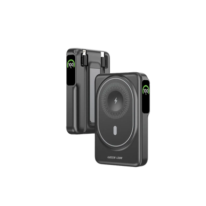 Green Lion Mag-Vision 10000mAh Power Bank - Black