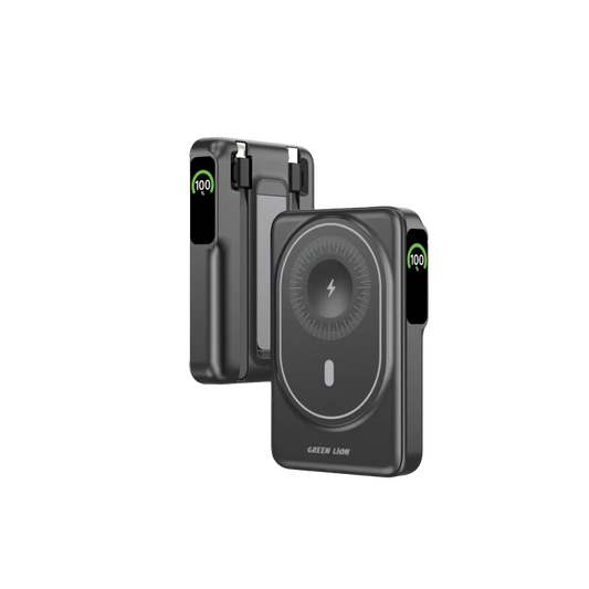 Green Lion Mag-Vision 10000mAh Power Bank - Black