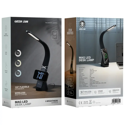 مصباح مكتب Green Lion Mag LED - أسود