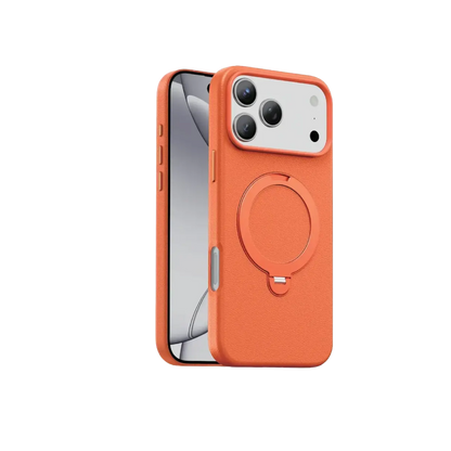 Green Lion Minster Leather MagSafe Case with Foldable Stand Design for iPhone 17 Pro Max