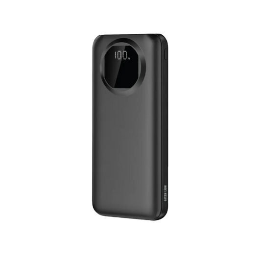 Green Lion Nairo 10000mAh Power Bank - Black