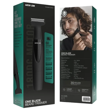 Green Lion One Blade Beard (500mAh) - Black