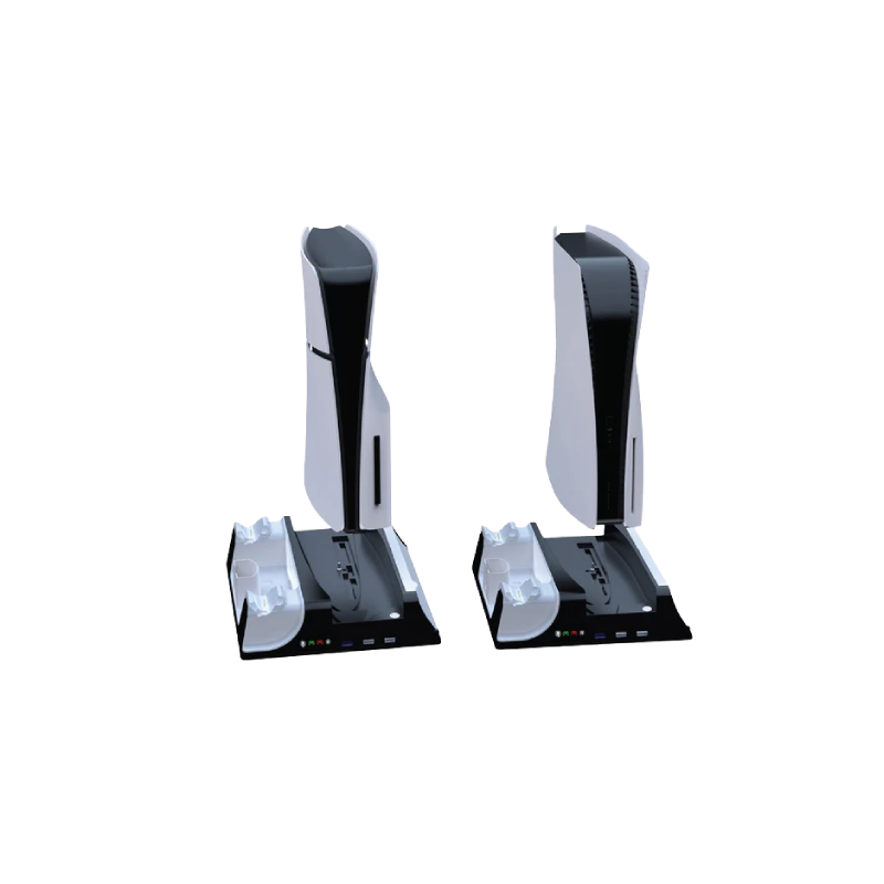 Green Lion PS5 Cooling Stand Charging Station - White