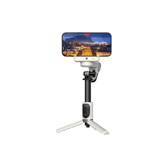 Green Lion Palermo Gimbal Tripod Stand with Remote Control - White