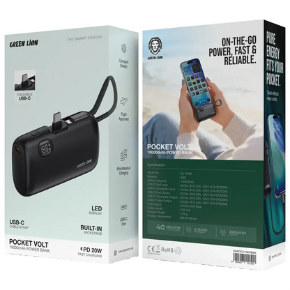 Green Lion Pocket Volt 10000mAh Power Bank PD 20W