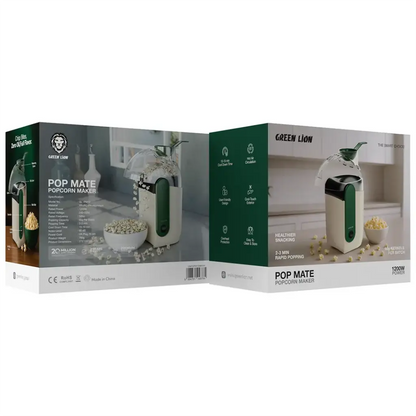 Green Lion Pop Mate Popcorn Maker 1200W - White