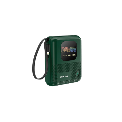 Green Lion Smart Touch Screen 10000mAh Power Bank - Green
