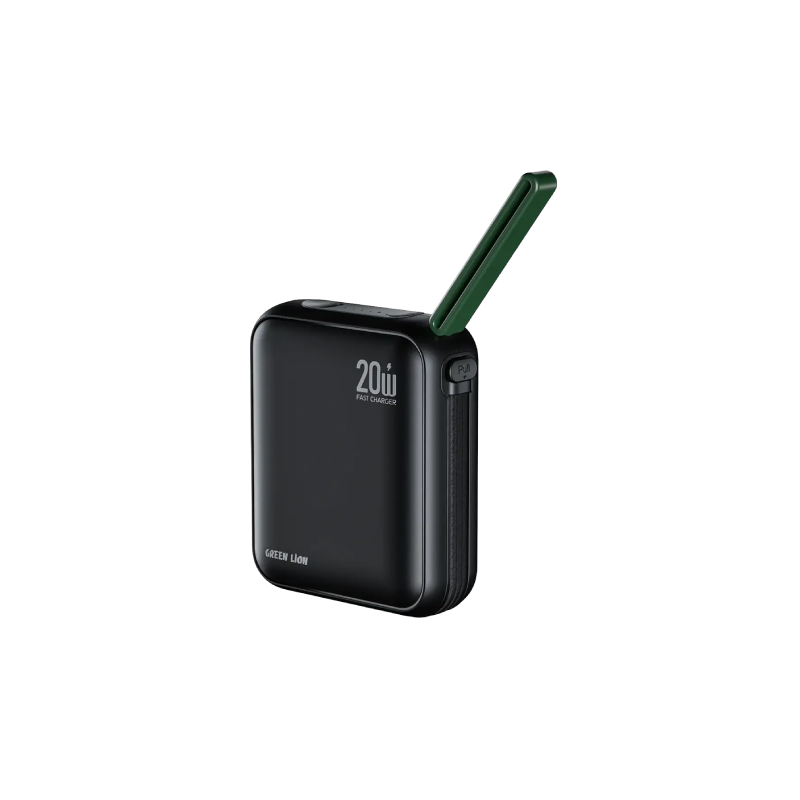 Green Lion Soho 10000mAh Power Bank - Black