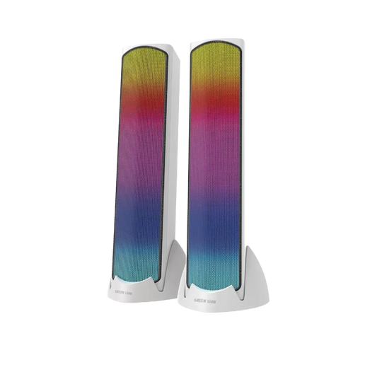 Green Lion Soundray Gaming Speakers - White
