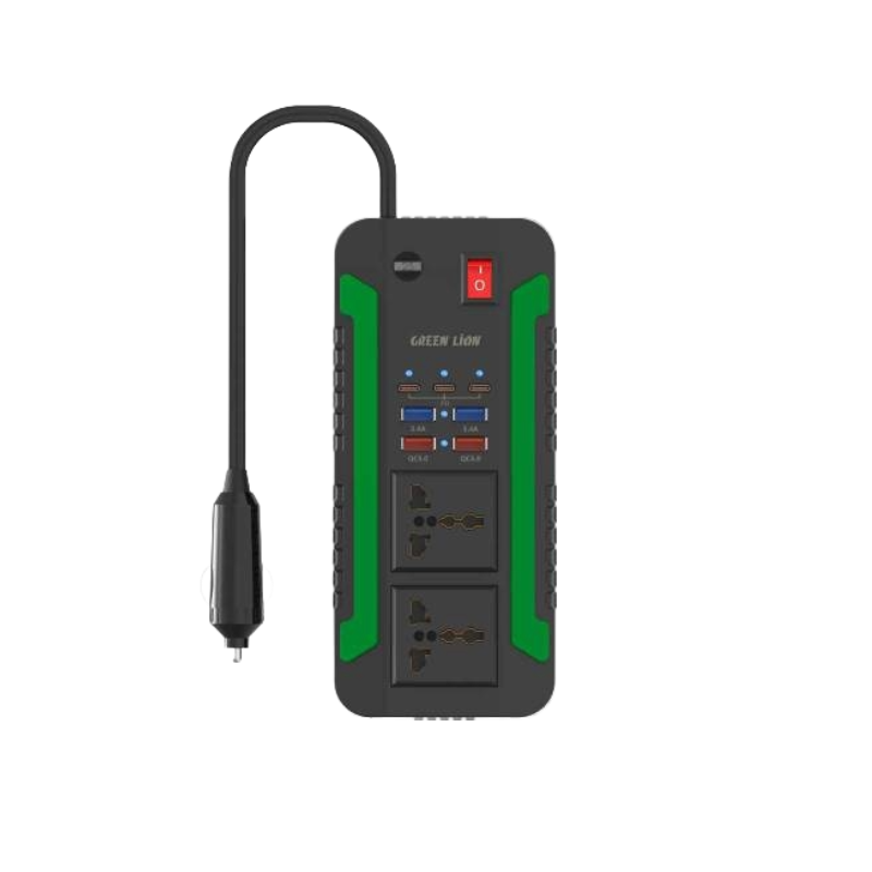 Green Lion Spark 300 Power Inverter - Black