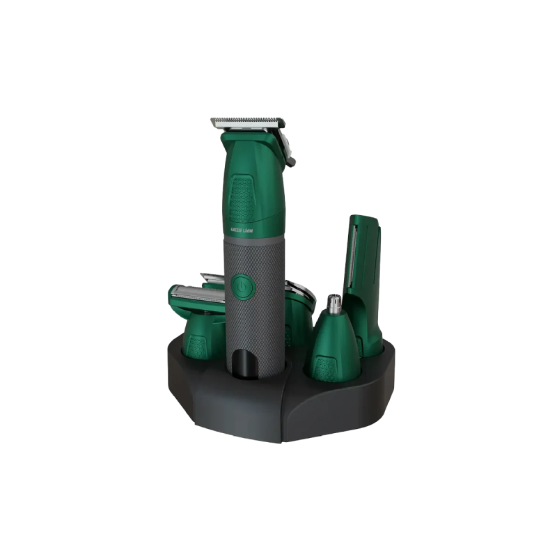 Green Lion Style Pro 6-In-1 Grooming Kit - Green