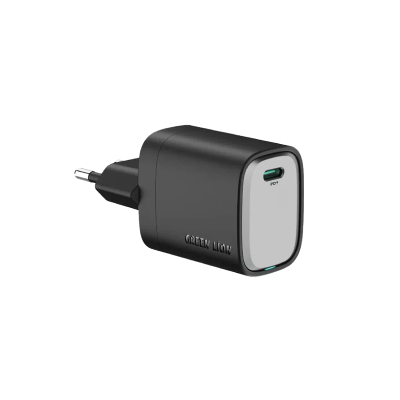 Green Lion Supra 20W EU Wall Charger - Black/Grey
