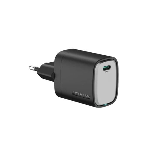 Green Lion Supra 20W EU Wall Charger - Black/Grey