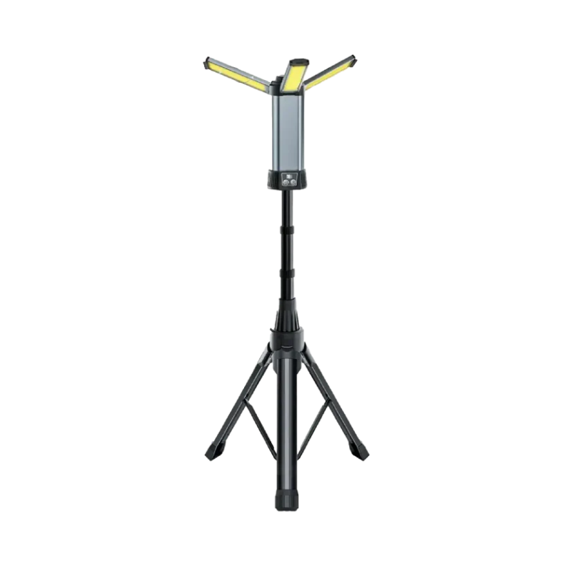 Green Lion Trio Beam Lite Tripod Camping Light - Black