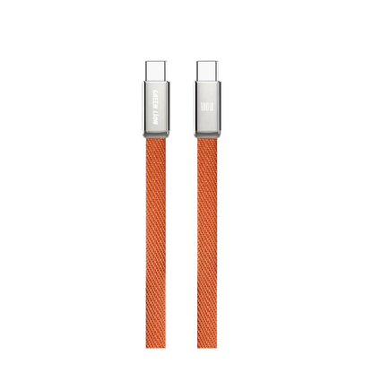 Green Lion Ultra Thin Braided USB-C to USB-C Cable