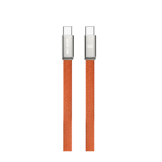Green Lion Ultra Thin Braided USB-C to USB-C Cable