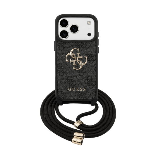 Guess Monogram Case with Strap for iPhone 17 Pro Max