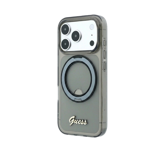Guess Magnetic phone case featuring a translucent