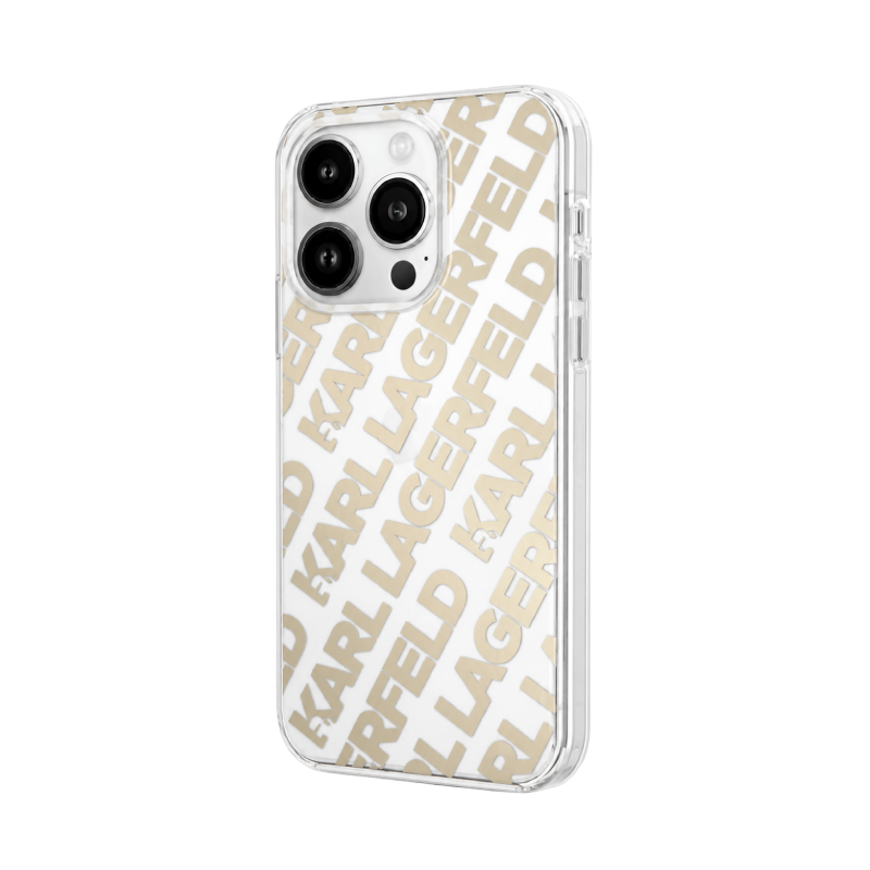 Karl Lagerfeld Houndstooth Case for iPhone 16 Pro