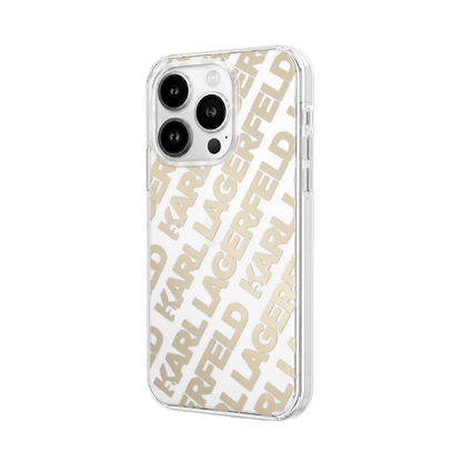 Karl Lagerfeld Houndstooth Case for iPhone 16 Pro