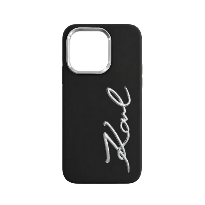 Karl Lagerfeld Signature Case for iPhone 16 Pro Max