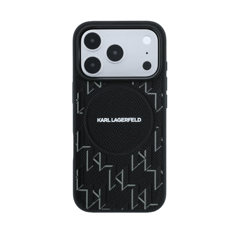Karl Lagerfeld Monogram Magnetic Case