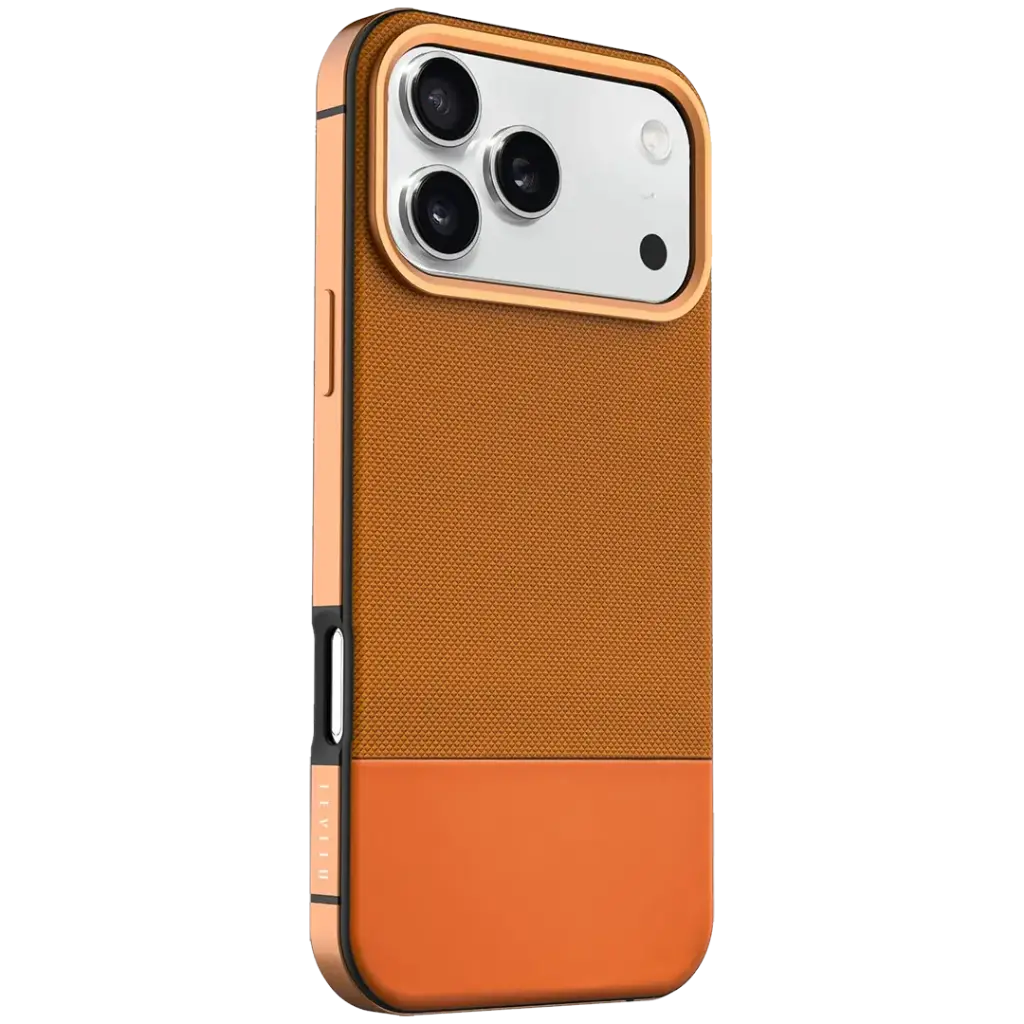 Levelo Cuir Leather Hybrid Case for iPhone 17 Pro