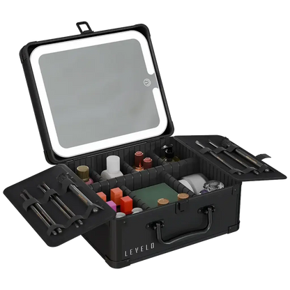Levelo Roamiversal 2400W Luggage Design Travel Adapter - Aluminum Silver