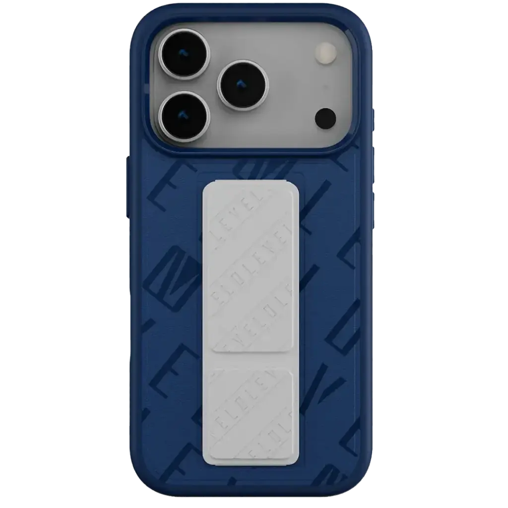 Levelo Morphix Vallo Faux Leather Gripstand (Case for iPhone 17 Pro)
