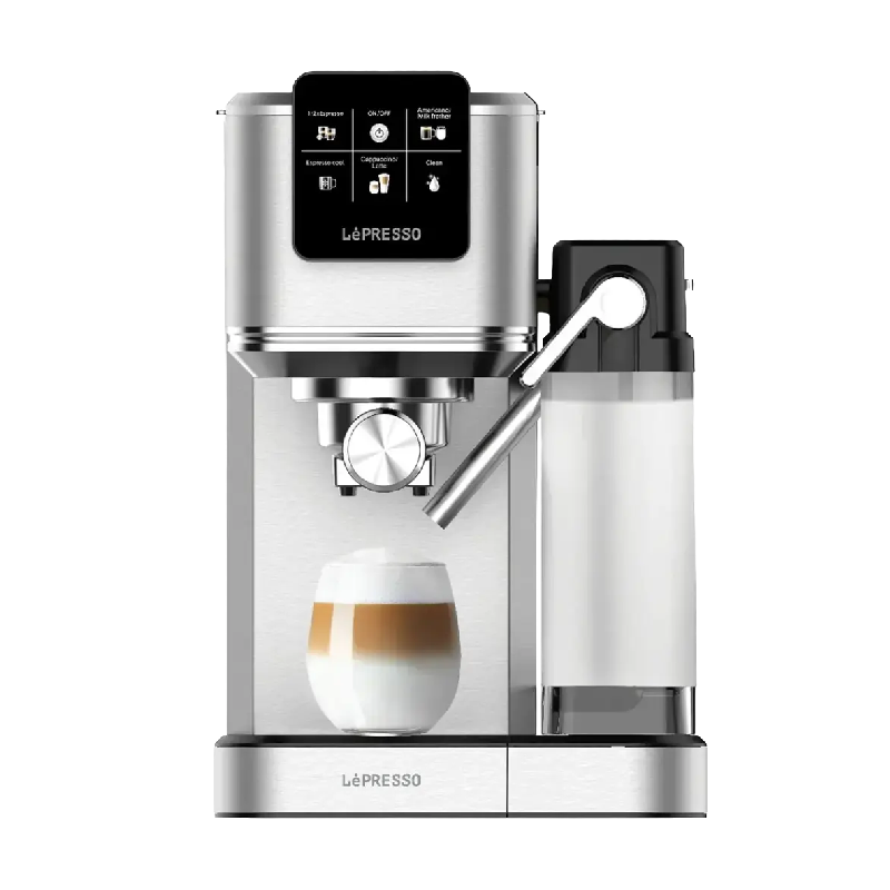 LePresso Latteo Hot & Cold Brewing Coffee Machine with Milk Frothing Function
