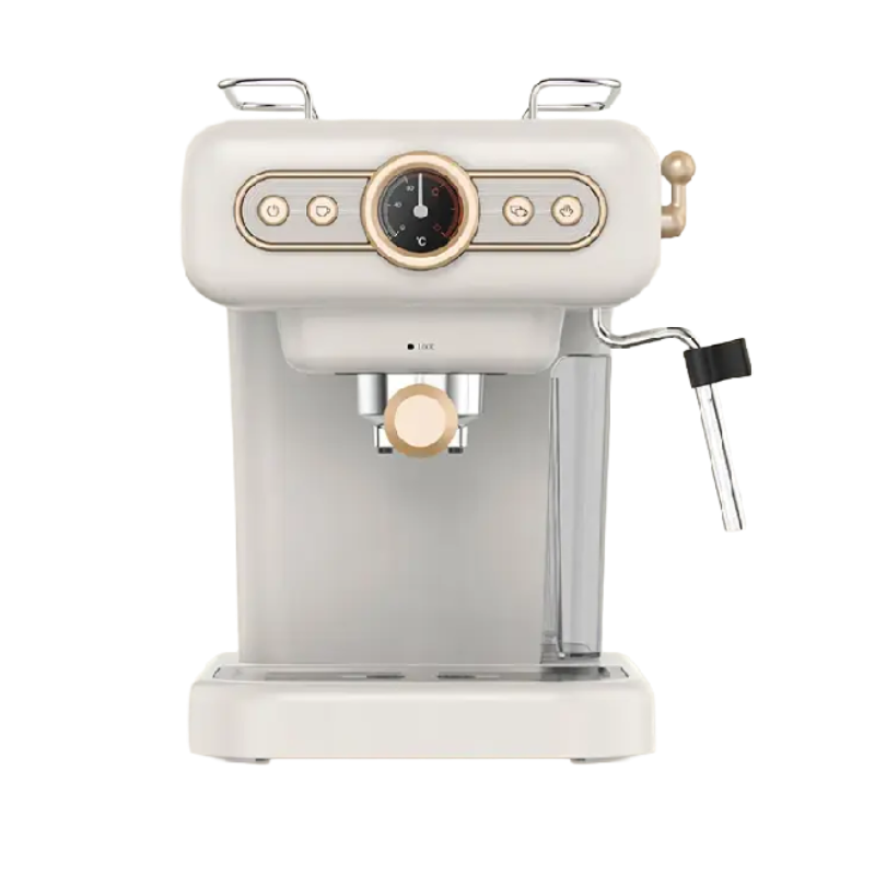 LePresso Retro Espresso Boiler Machine Gauge and Milk Steamer
