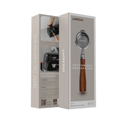 Lepresso Bottomless Portafilter 51mm - Brown