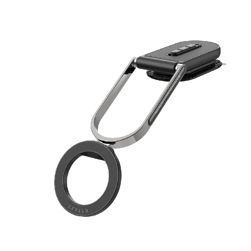 Levelo Nero MagSafe Car Holder & Selfie Stick - Black