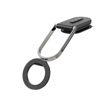 Levelo Nero MagSafe Car Holder & Selfie Stick - Black