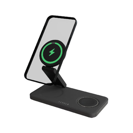 Levelo Quantum 3 in 1 Wireless Charger - Black