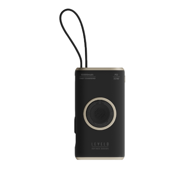 Levelo Roma 10000mAh Power Bank With Integrated Cable & Apple Watch Charger