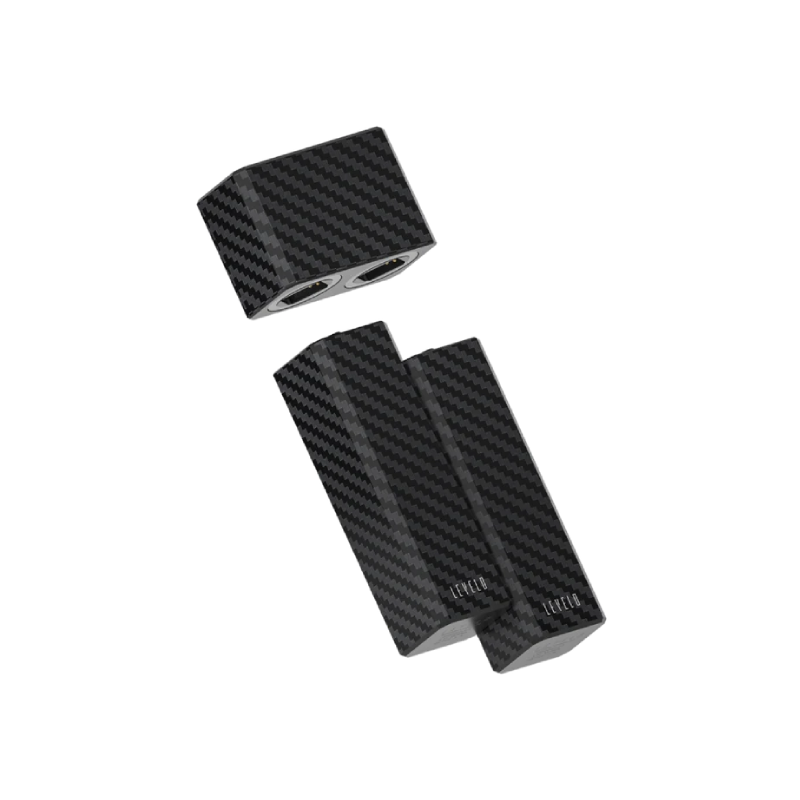 Levelo SwapCell Portable 2 in 1 14400mAh Power Bank - Carbon Black