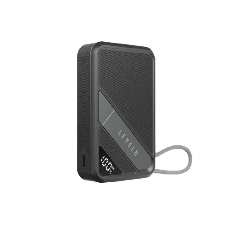 Levelo AirLink 10000mAh MagSafe Power Bank - Black