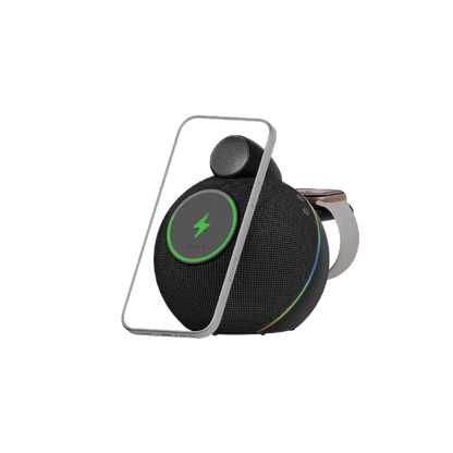 Levelo Aira Wireless Charger With Speaker - Black