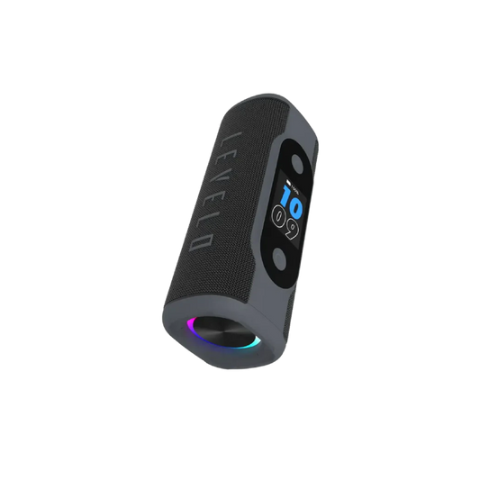 Levelo Bassbeat Portable Speaker With LED Display - Black